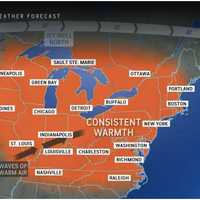 <p>A warming trend will then kick in Tuesday, June 3 with temperatures more typical of this time of year. It will continue throughout next week.</p>