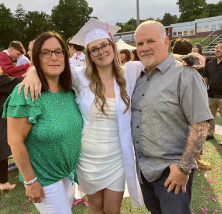 Harry Torella with his wife Robin and daughter Marissa.