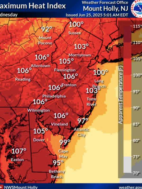 More Than 10K Lose Power As NJ Swelters In 106° Heat