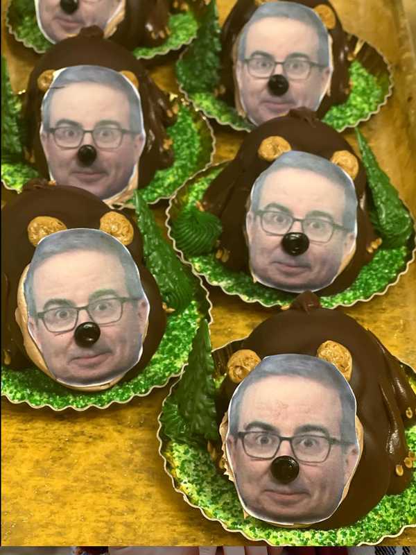 John Oliver Bear Cakes Flying Off Trays At Hudson Valley Bakery