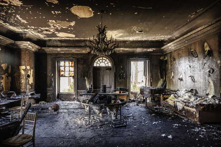 Shocking Photos Show Firebombed Damage Inside PA Governor’s Mansion After Arson Attack