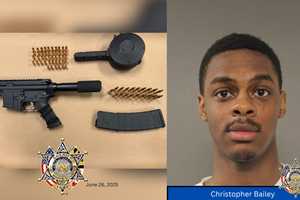 Loaded AR-15-Style Pistol, Drum Mag Found In Dumpster After St. Mary's Foot Chase: Sheriff
