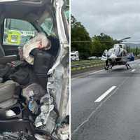 Van Carrying 12 Children Rolls Over In I-87 Crash In Hudson Valley: Driver Ticketed