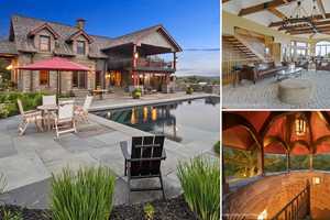 HV's $9M 'Castle In The Sky' Hits Market Complete With Turrets, Tunnel, Pool Fit For Royalty