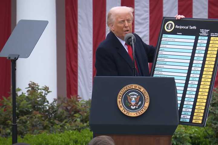 Trump Imposes Sweeping Tariffs Amid Economic Fears, Says US Was 'Raped' By Trade Partners